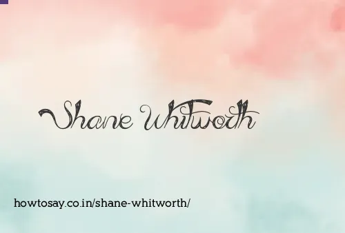 Shane Whitworth
