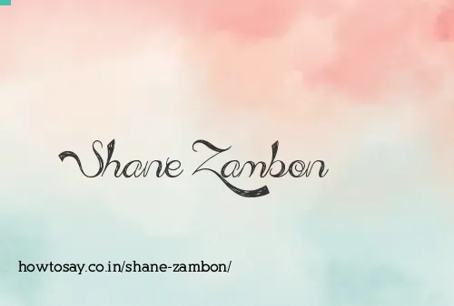 Shane Zambon