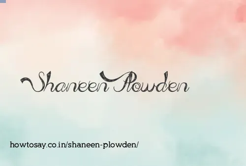 Shaneen Plowden