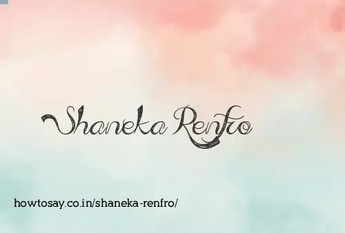 Shaneka Renfro