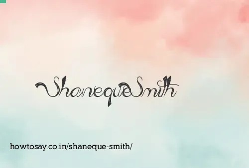 Shaneque Smith