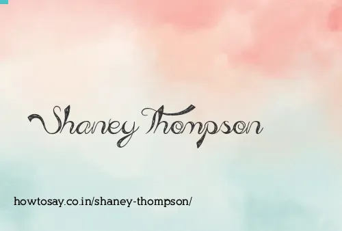 Shaney Thompson