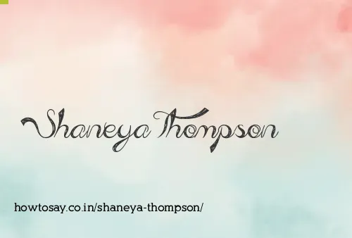 Shaneya Thompson
