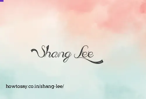 Shang Lee