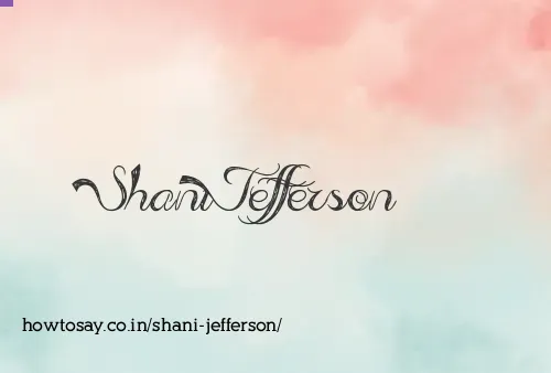 Shani Jefferson