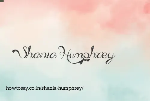Shania Humphrey