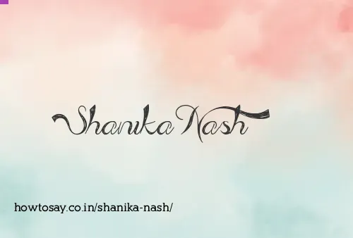 Shanika Nash