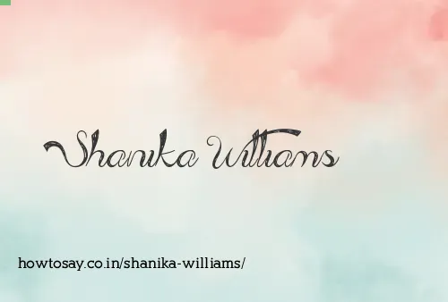 Shanika Williams