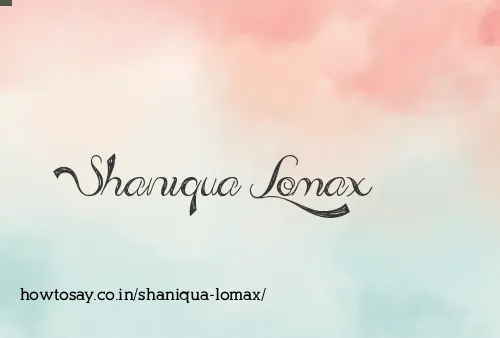 Shaniqua Lomax