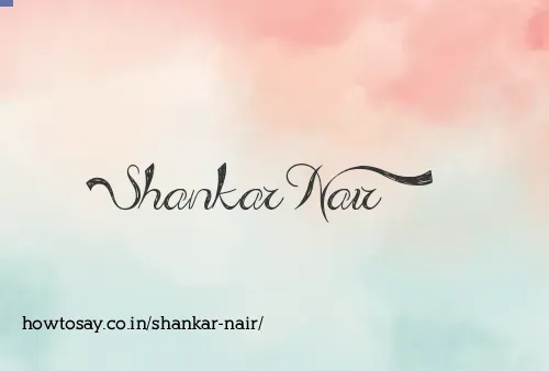 Shankar Nair