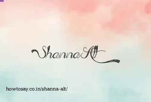 Shanna Alt