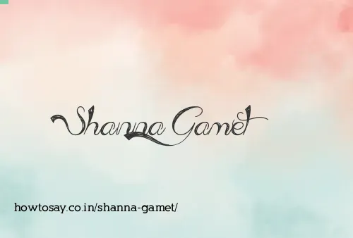 Shanna Gamet
