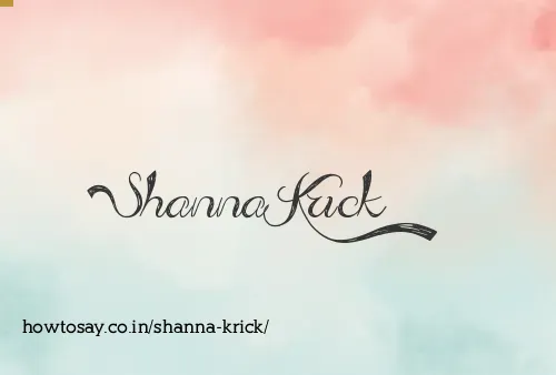 Shanna Krick