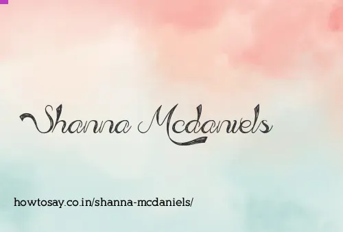 Shanna Mcdaniels