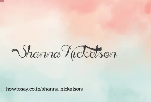 Shanna Nickelson