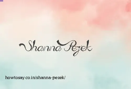Shanna Pezek