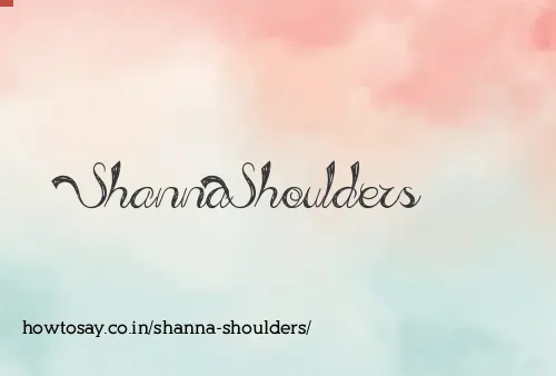 Shanna Shoulders