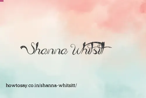 Shanna Whitsitt