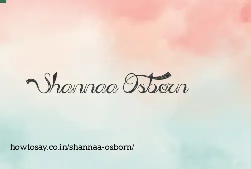 Shannaa Osborn