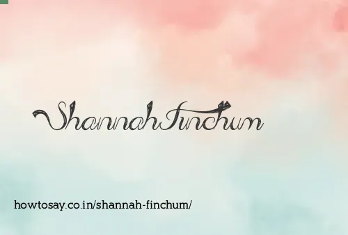 Shannah Finchum