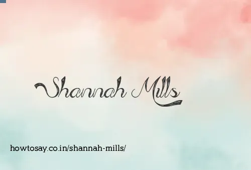 Shannah Mills