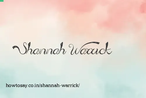 Shannah Warrick