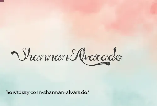 Shannan Alvarado