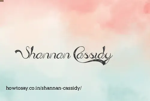 Shannan Cassidy