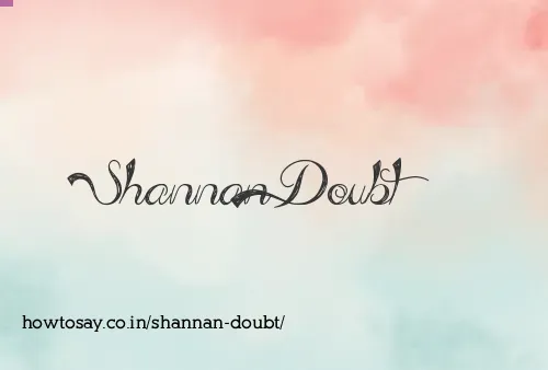 Shannan Doubt