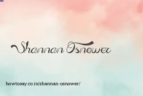 Shannan Osnower