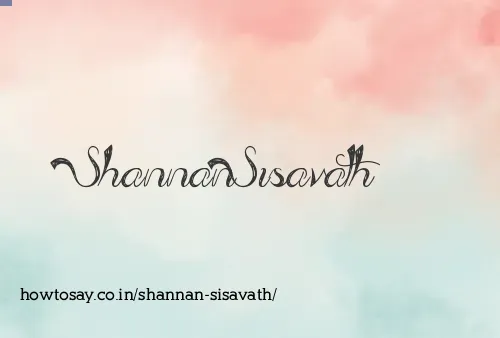 Shannan Sisavath