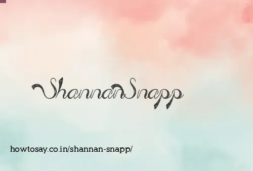 Shannan Snapp