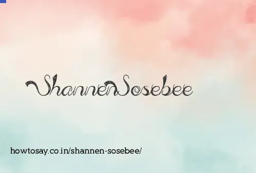 Shannen Sosebee