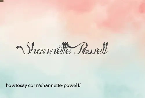 Shannette Powell