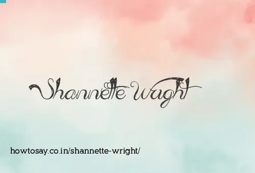 Shannette Wright