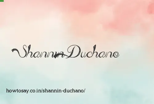Shannin Duchano