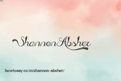 Shannon Absher