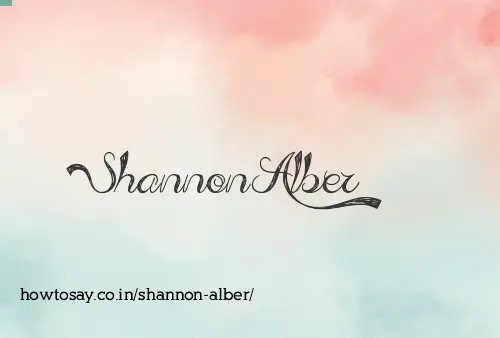 Shannon Alber