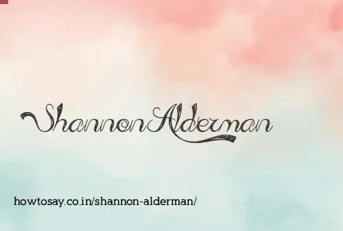 Shannon Alderman