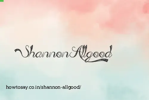 Shannon Allgood