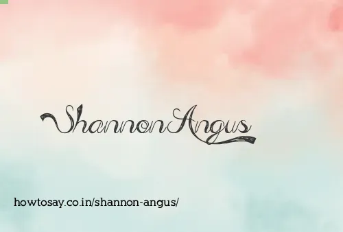 Shannon Angus