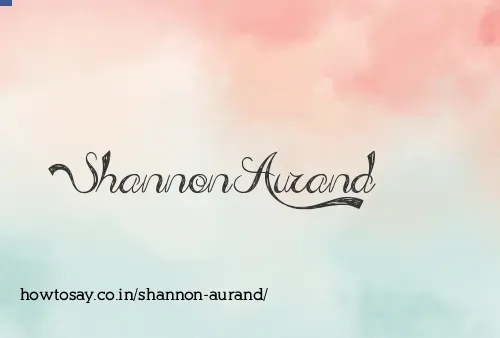 Shannon Aurand
