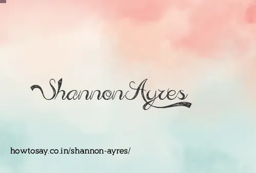 Shannon Ayres