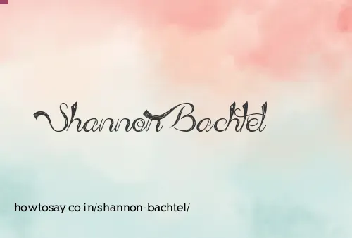 Shannon Bachtel