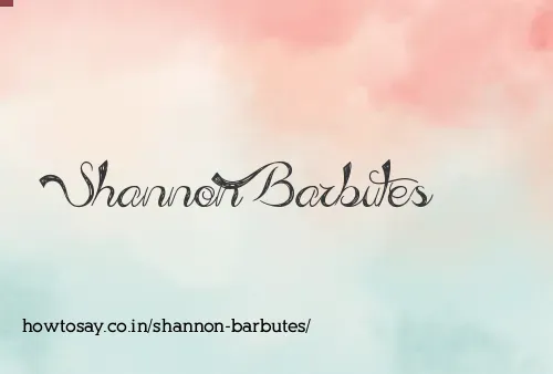 Shannon Barbutes