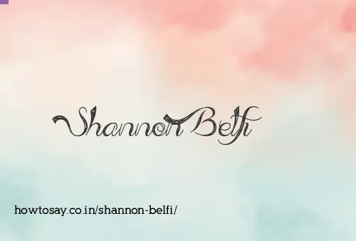 Shannon Belfi