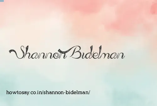 Shannon Bidelman