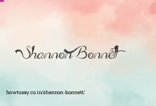 Shannon Bonnett