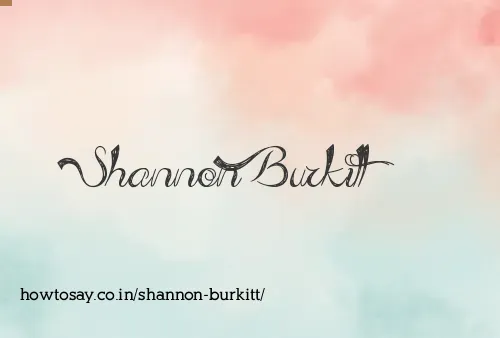 Shannon Burkitt