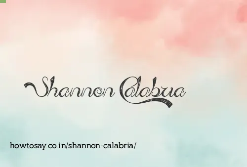 Shannon Calabria